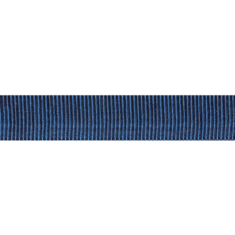 Schumacher Medium Faille Tape Navy Trim Sample 75018