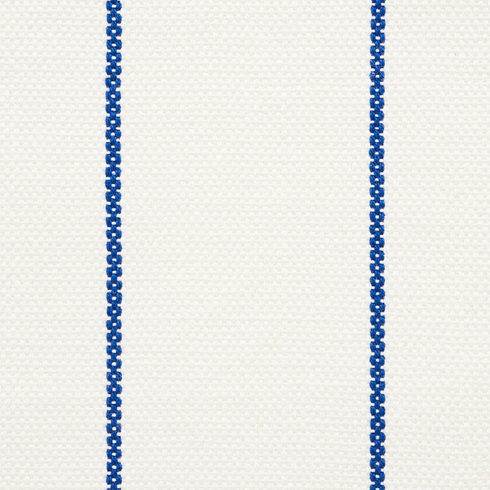 Schumacher Cavett Stripe Blue Fabric 75250