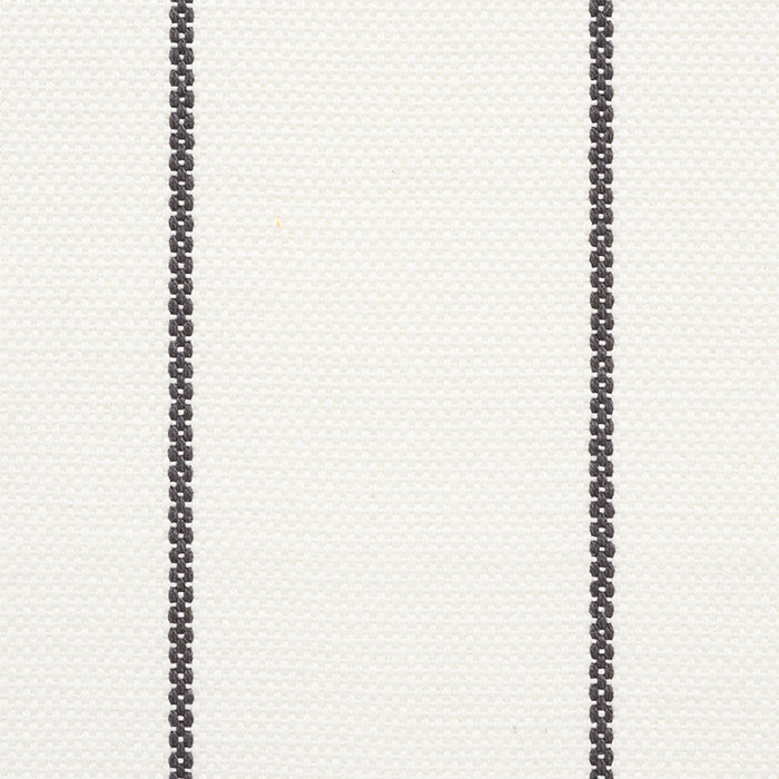 Schumacher Cavett Stripe Charcoal Fabric 75251