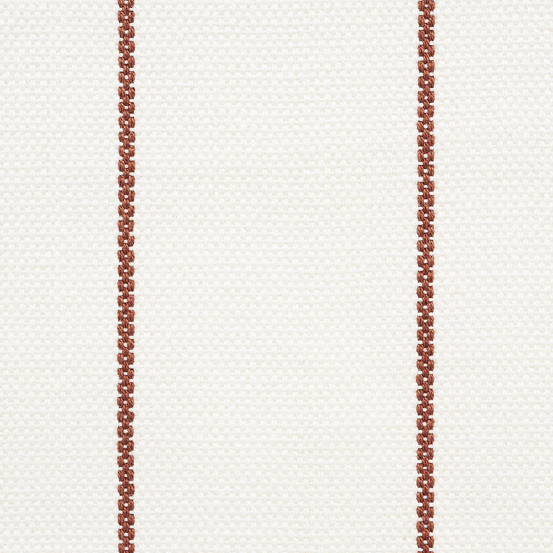 Schumacher Cavett Stripe Sienna Fabric Sample 75253