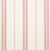 Schumacher Scarset Stripe Rosewood Fabric 75262