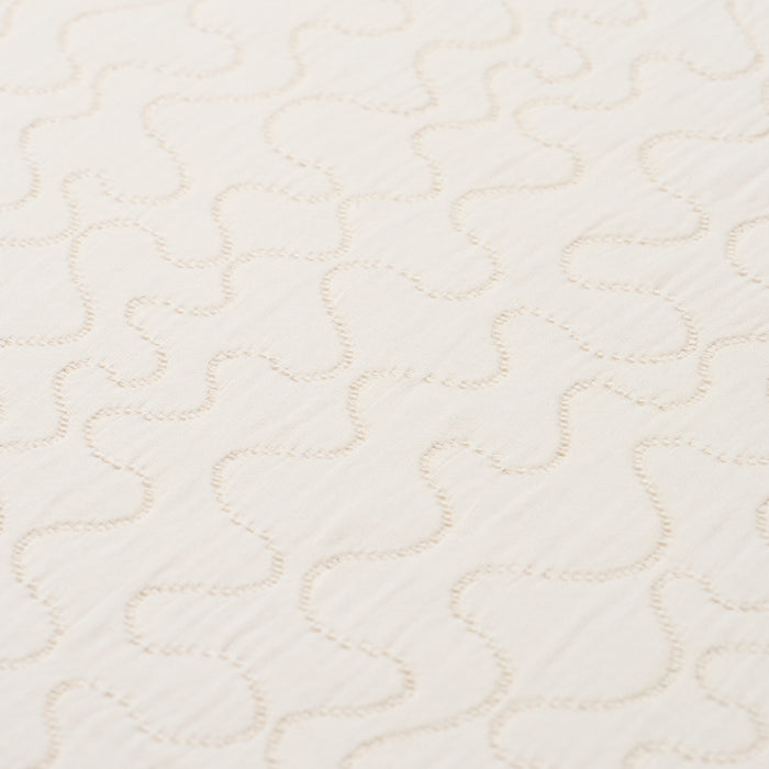Schumacher La Belle Matelasse Ivory Fabric 75270