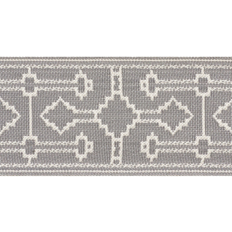 Schumacher Filbert Tape Grey Trim Sample 75282