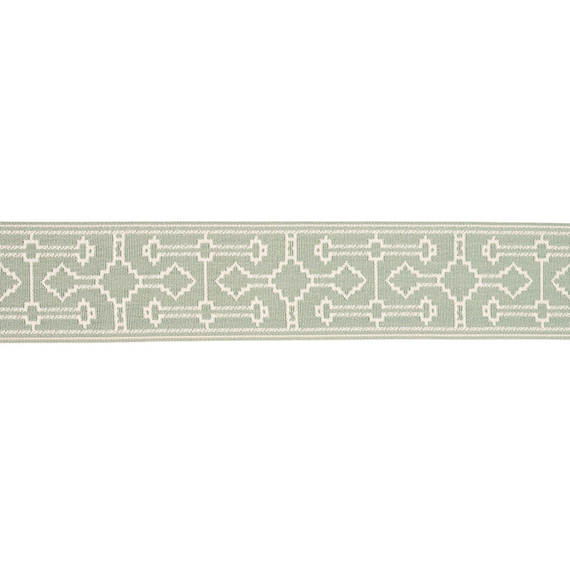Schumacher Filbert Tape Aqua Trim Sample 75286