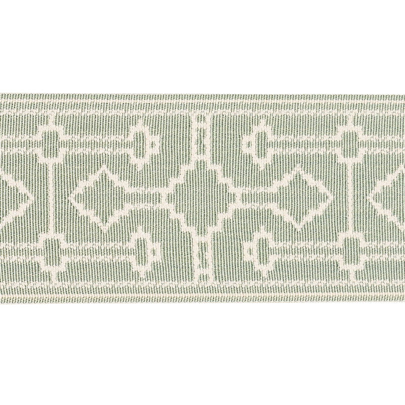 Schumacher Filbert Tape Aqua Trim Sample 75286