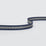 Jim Thompson Ikat Diamonds Tape  Midnight Blue Trim Sample JT030061007