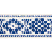 Schumacher Maidstone Tape Blue Trim 75310