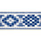 Schumacher Maidstone Tape Blue Trim 75310