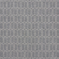 Schumacher Modern Trellis Outdoor Slate Fabric 75400