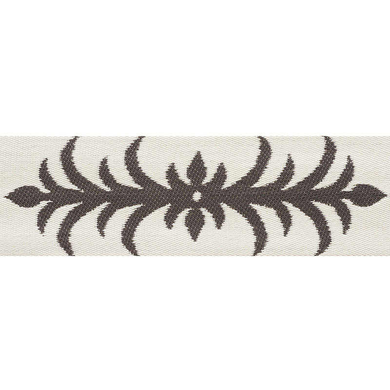 Schumacher Acanthus Tape Basalt Trim 75441