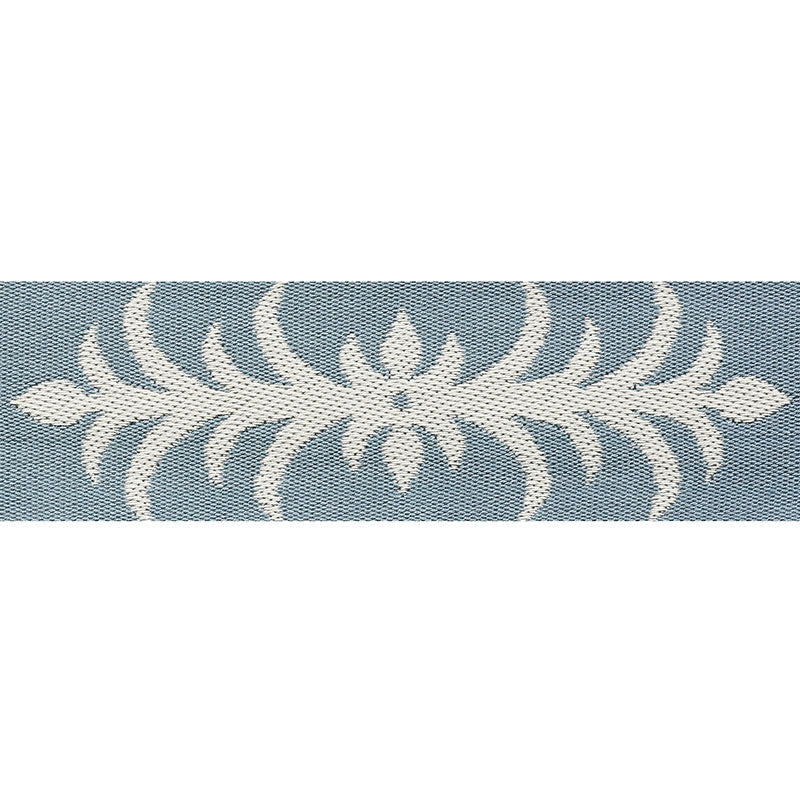 Schumacher Acanthus Tape Slumber Blue Trim 75443