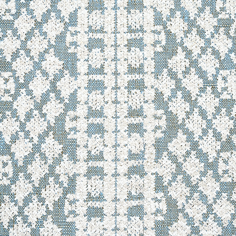 Schumacher Wentworth Embroidery Chambray Fabric 75475