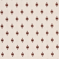 Schumacher Barlow Light Brown On Ivory Fabric 75533
