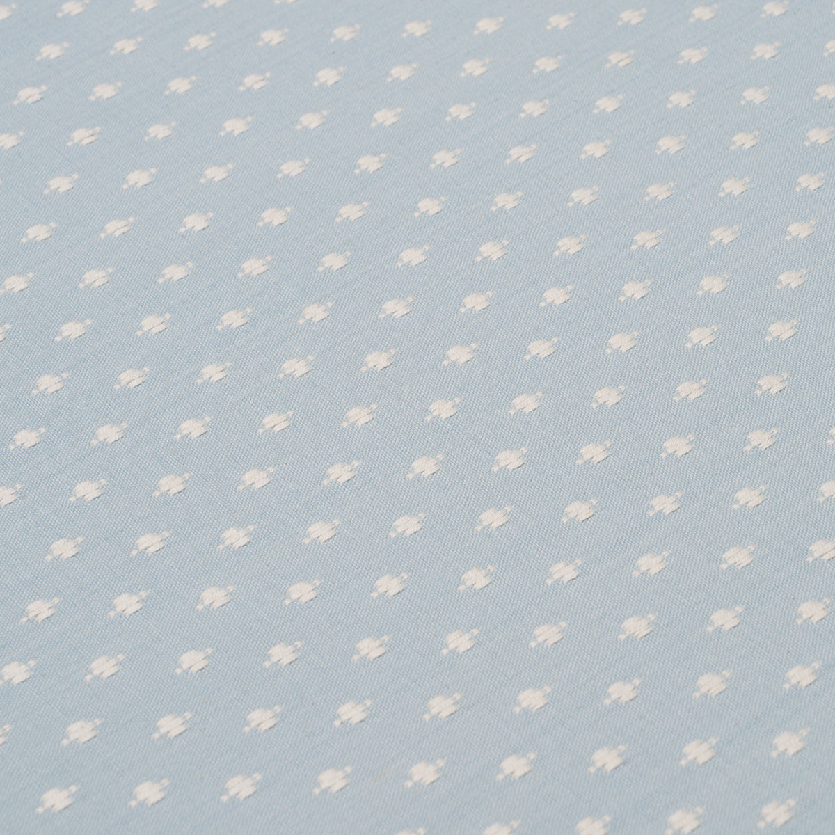 Schumacher Tasmin Embroidery French Lilac Fabric Sample 85670