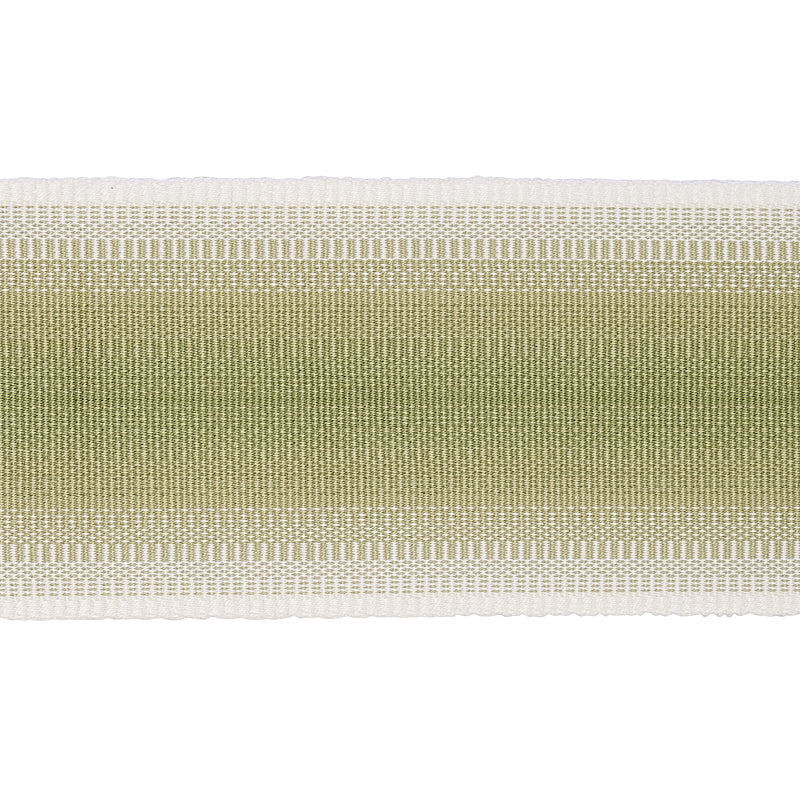 Schumacher Belton Tape Green Trim Sample 75596
