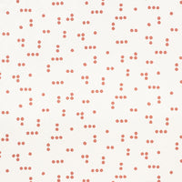 Schumacher Great Rock Embroidery Coral Fabric 75631