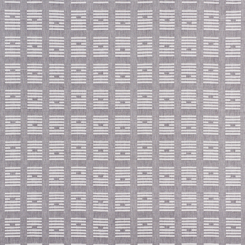 Schumacher Tiasquam Weave Grey Fabric 75661