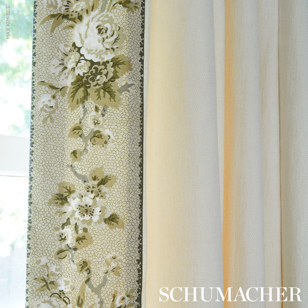 Schumacher Finn Heavyweight Linen Ivory Fabric 75670