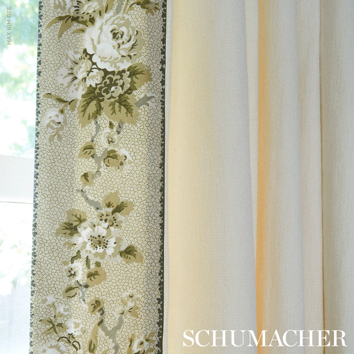 Schumacher Finn Heavyweight Linen Ivory Fabric 75670