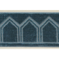 Schumacher Vizier Velvet Tape Patina Trim 75731