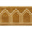 Schumacher Vizier Velvet Tape Gold Trim 75734