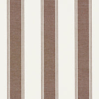 Schumacher Rafe Stripe Berber Brown Fabric 75822