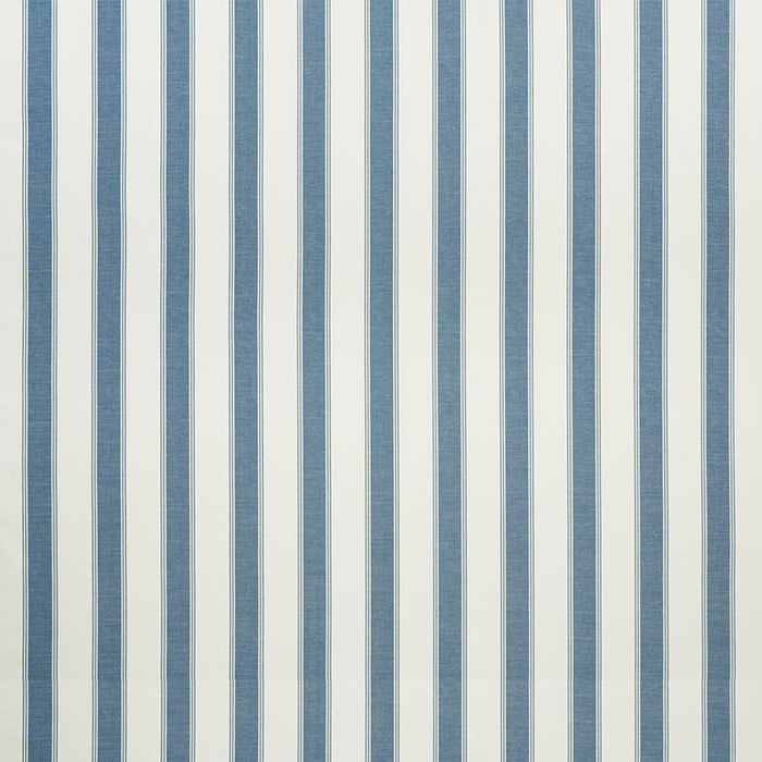 Schumacher Rafe Stripe Marine Fabric 75823