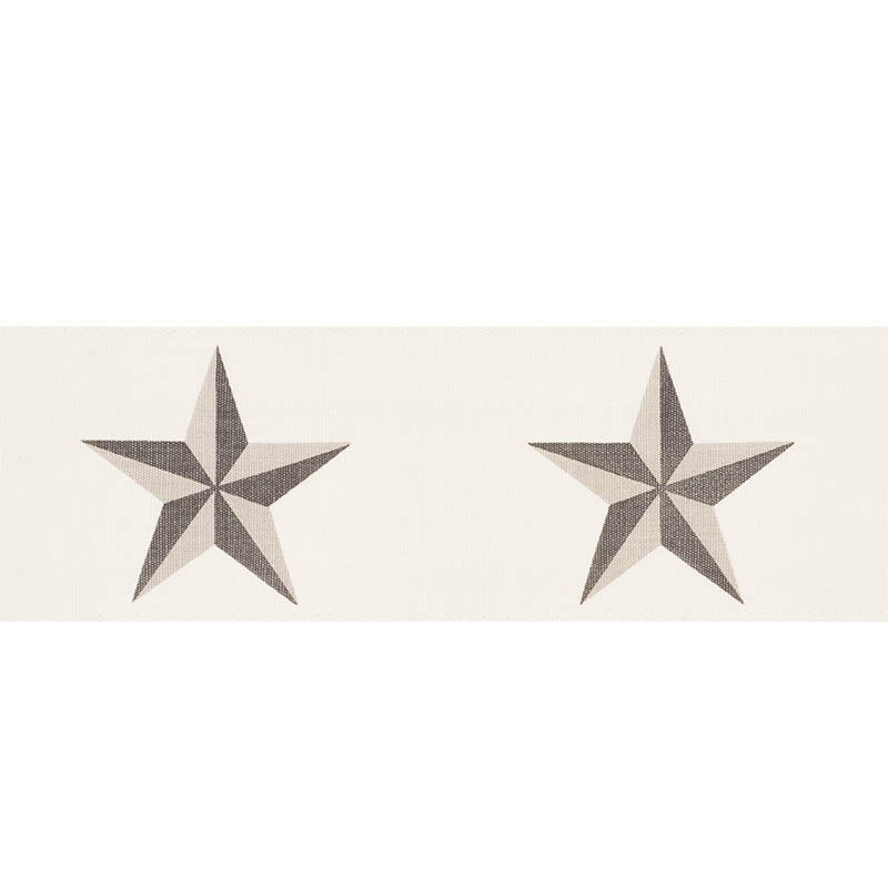Schumacher Etoile Tape Grey Trim Sample 75831
