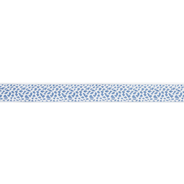 Schumacher Leopard Tape Blue Trim 75850