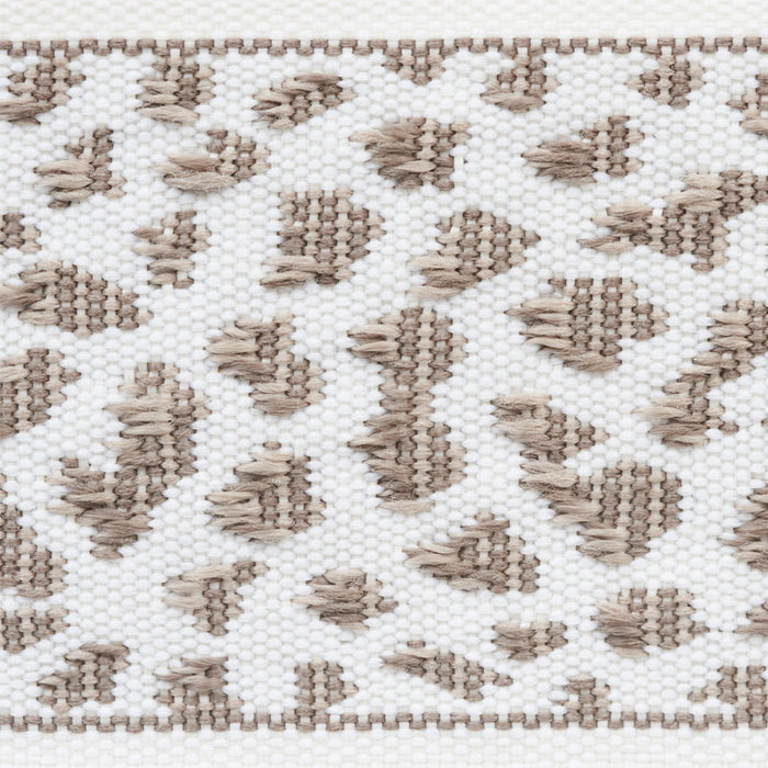 Schumacher Leopard Tape Taupe Trim 75854