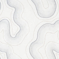 Schumacher Topo Beaded Sheer Slate Fabric 75901