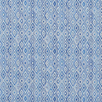 Schumacher Diamond Strie Indoor/Outdoor Blue Fabric 75921