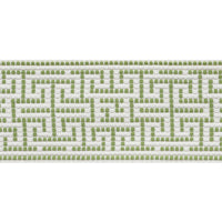 Schumacher Maze Tape Indoor/Outdoor Leaf Trim 75951
