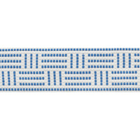 Schumacher Brickell Tape Indoor/Outdoor Blue Trim 75960
