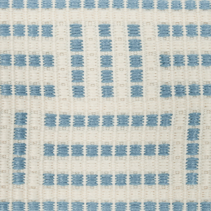 Schumacher Brickell Tape Indoor/Outdoor Sky Trim Sample 75962