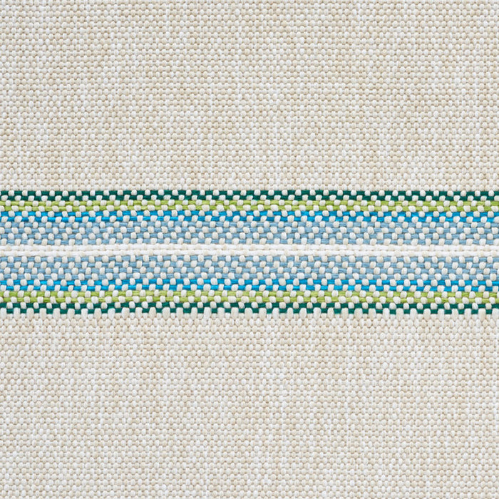 Schumacher Garden Stripe Indoor/Outdoor Meadow Fabric Sample 75970