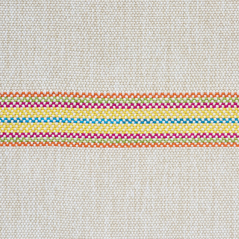 Schumacher Garden Stripe Indoor/Outdoor Marigold Fabric 75971