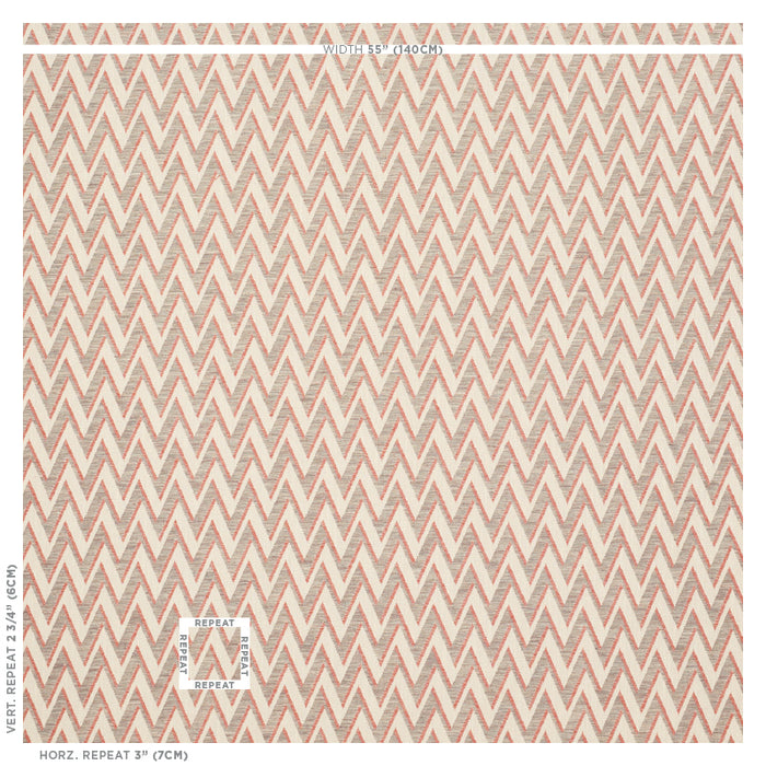 Schumacher Dartmoor Rust Fabric Sample 76031