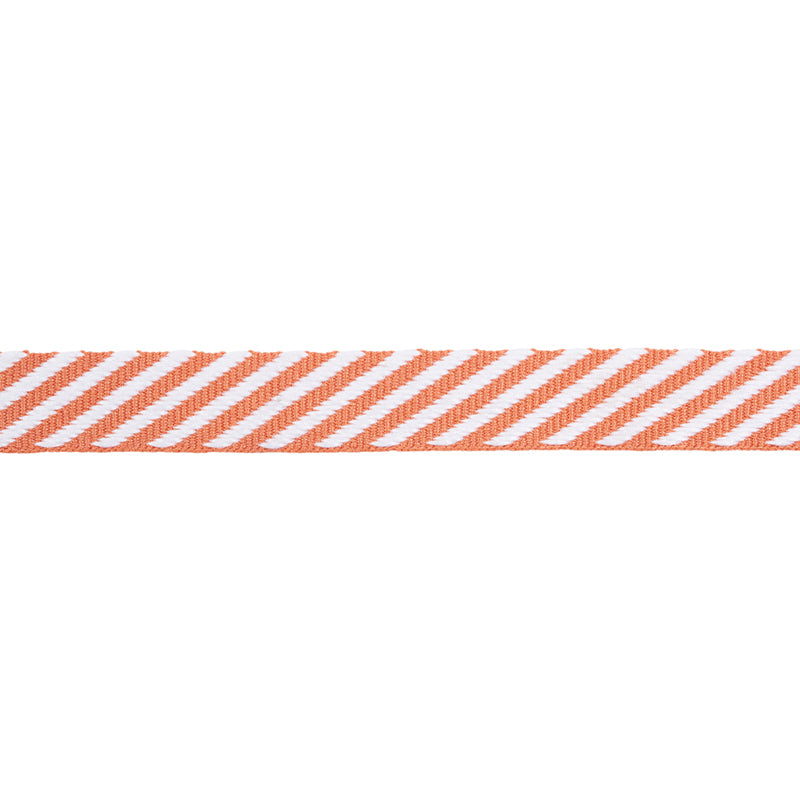 Schumacher Twill Tape Orange Trim Sample 76103