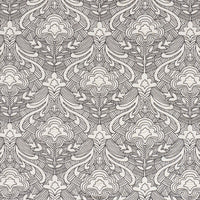 Schumacher Hendrix Embroidery Black Fabric 76162