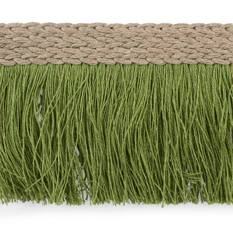 Schumacher Braided Linen Fringe Leaf Trim 76261