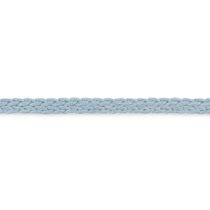 Schumacher Braided Linen Tape Narrow Sky Trim Sample 76270