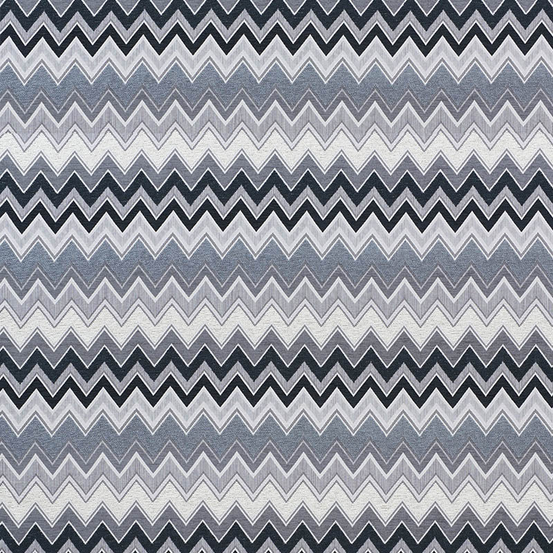 Schumacher Zenyatta Mondatta II Charcoal Fabric Sample 76302