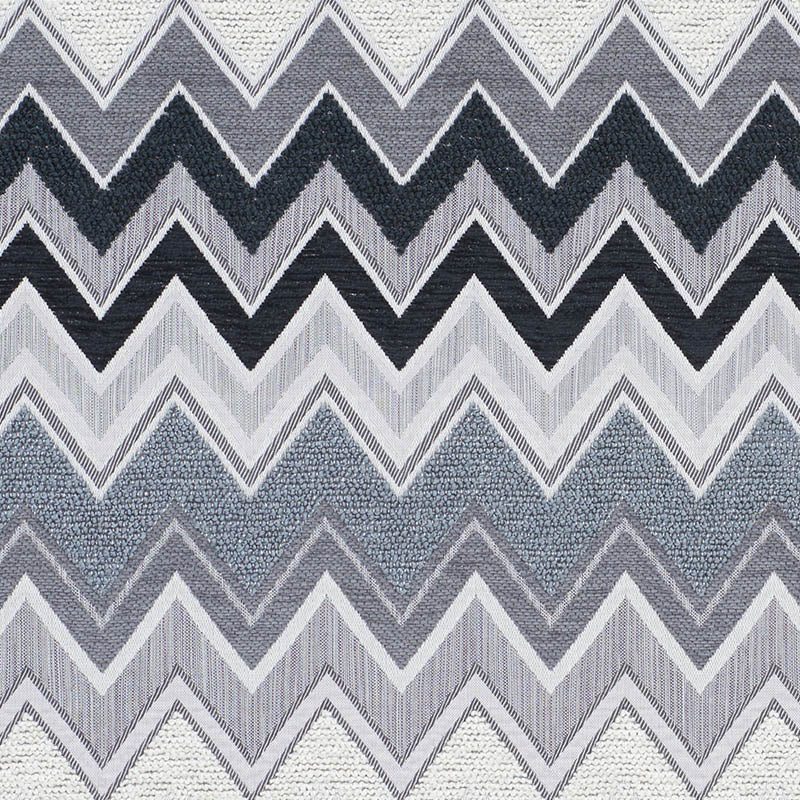 Schumacher Zenyatta Mondatta II Charcoal Fabric Sample 76302