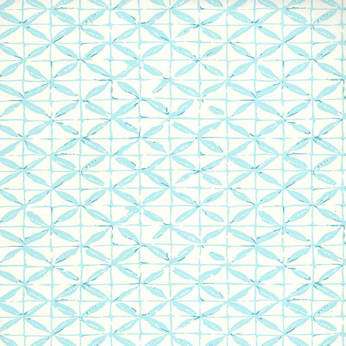 China Seas Sunnyjim All Over Turquoise Wallpaper Sample 7630WP-03