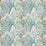 Schumacher Albizia Embroidery Blue & Green Fabric 76311