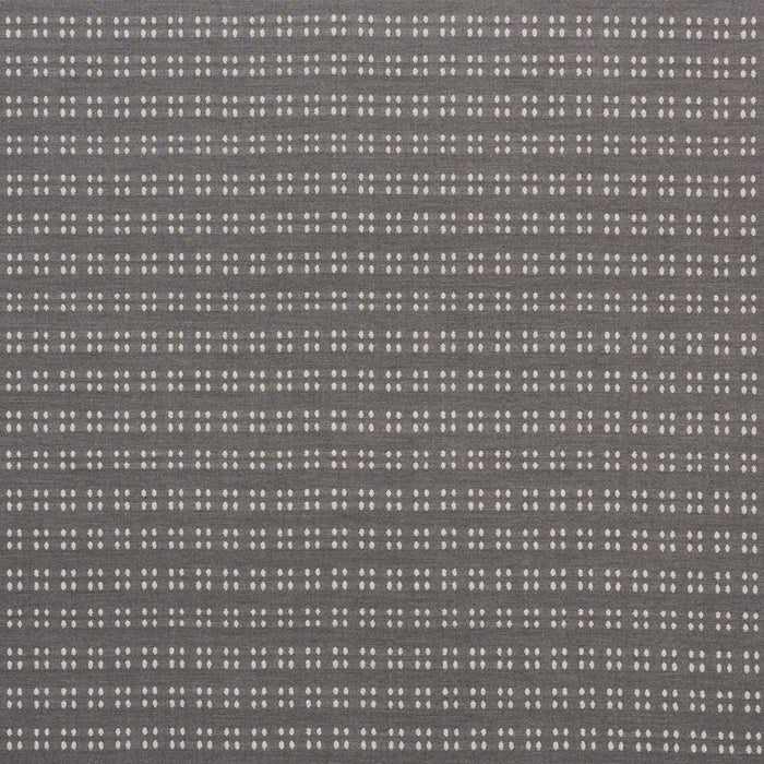 Schumacher Bolsa Indoor/Outdoor Charcoal Fabric Sample 76340