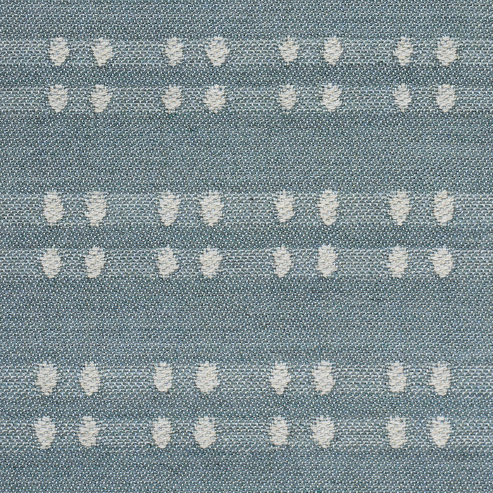 Schumacher Bolsa Indoor/Outdoor Blue Fabric Sample 76347