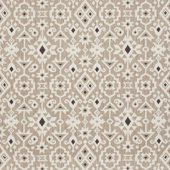 Schumacher Crusoe Ikat Greige Fabric 76520