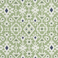 Schumacher Crusoe Ikat Green Fabric 76522